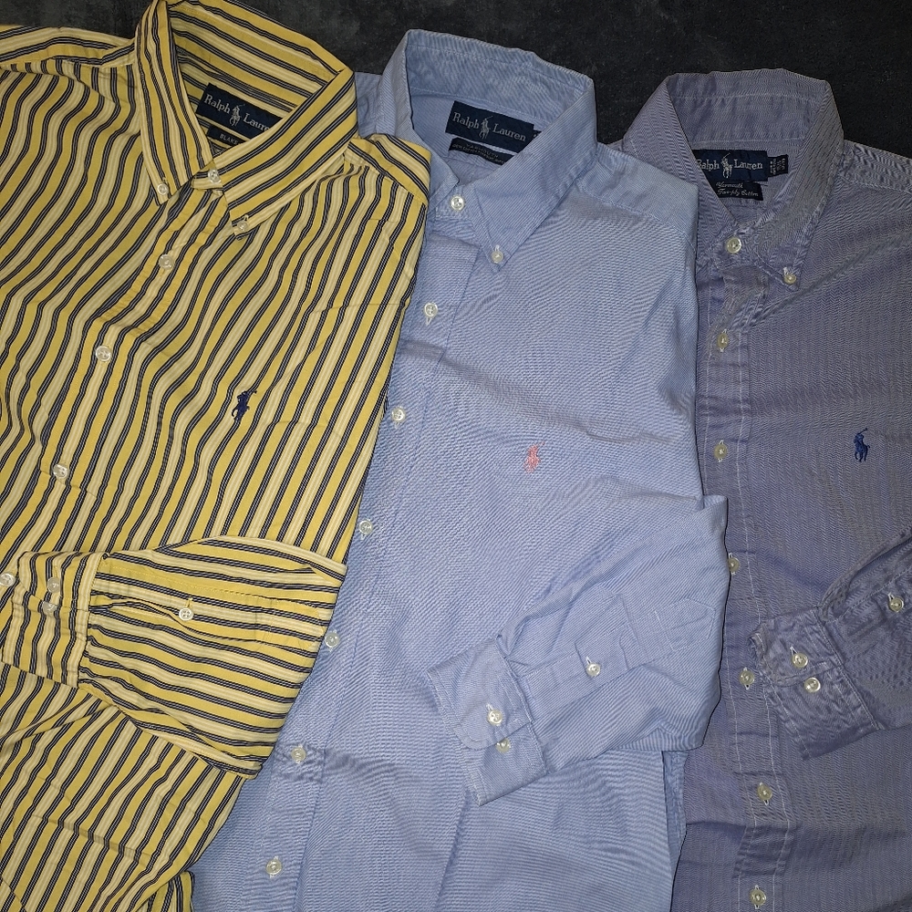 3 - Medium - Ralph Lauren: Long Sleeve Shirts